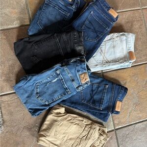 Aeropostale Women's Jeans Collection - Blue, Black, Tan